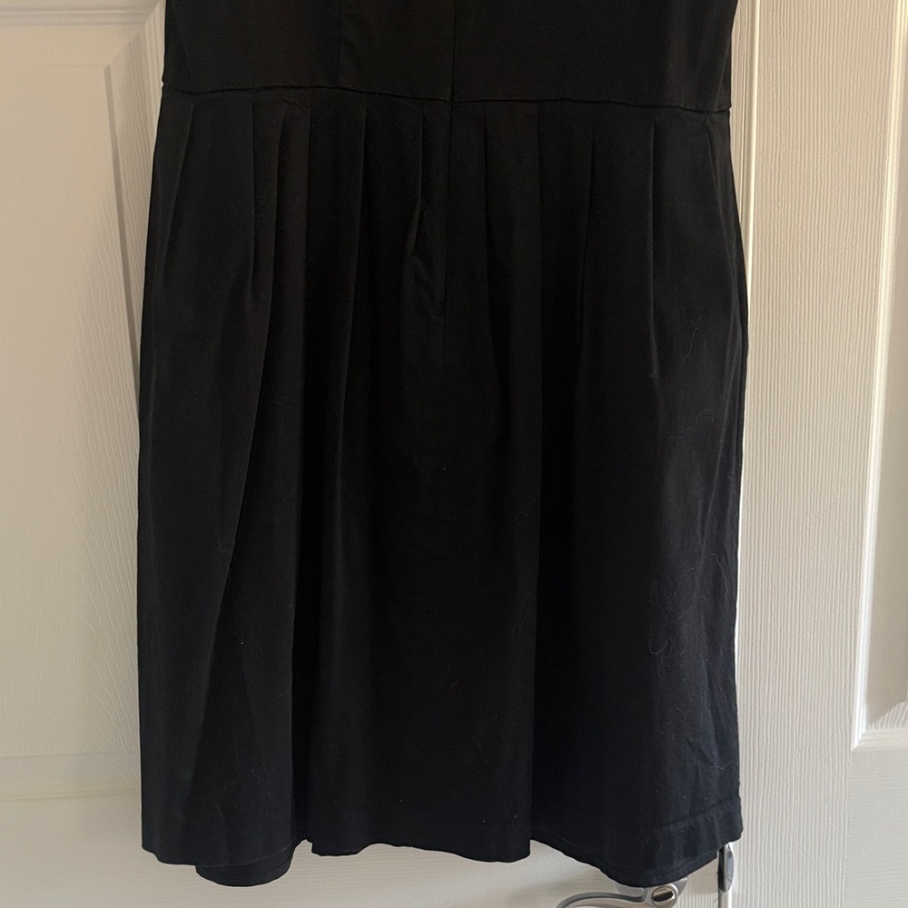 White House Black Market Black Sleeveless Fit-and-Flare Mini Dress - Picture 6 of 10